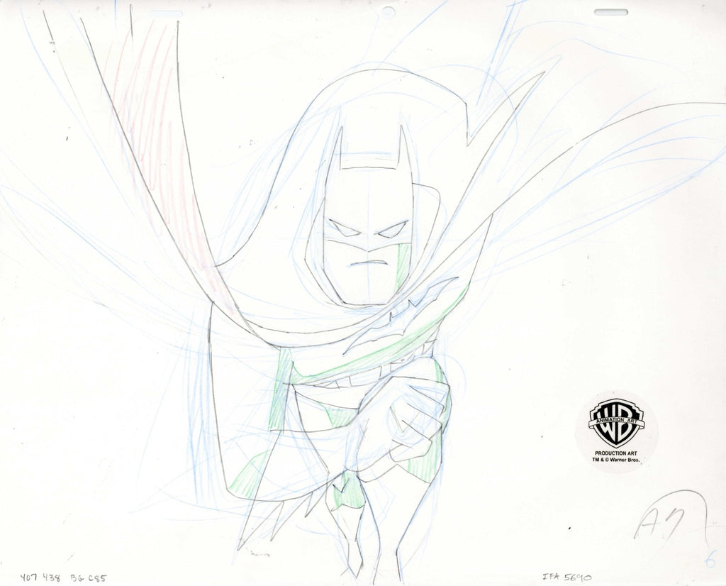 The New Batman Adventures Original Production Drawing: Batman - Choice Fine Art