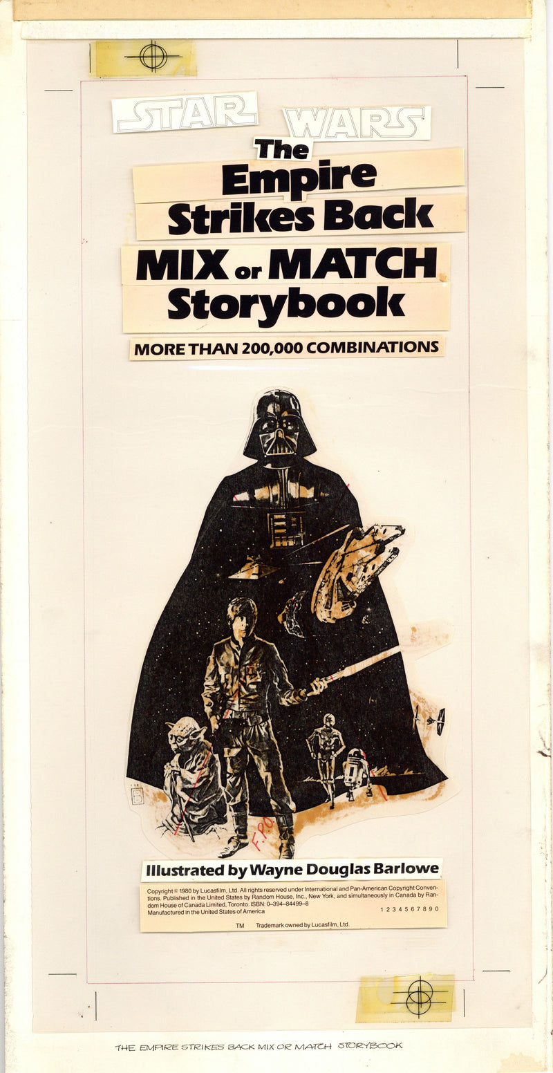 Star Wars: The Empire Strikes Back Mix and Match Storybook Cover Layout Concept