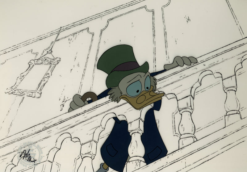 Mickey's Christmas Carol Original Production Cel: Scrooge McDuck