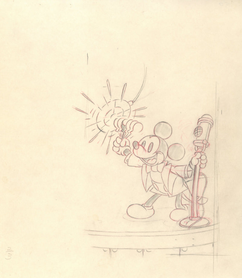 Mickey Mouse Concept Drawing for Good Housekeeping