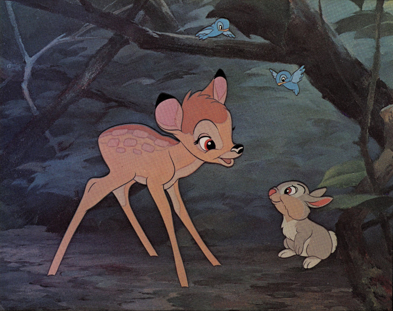 Bambi Production Print: Bambi and Thumper