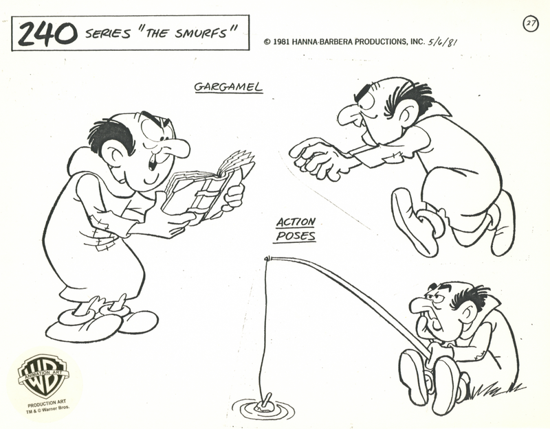 The Smurfs Original Stat Model Sheet