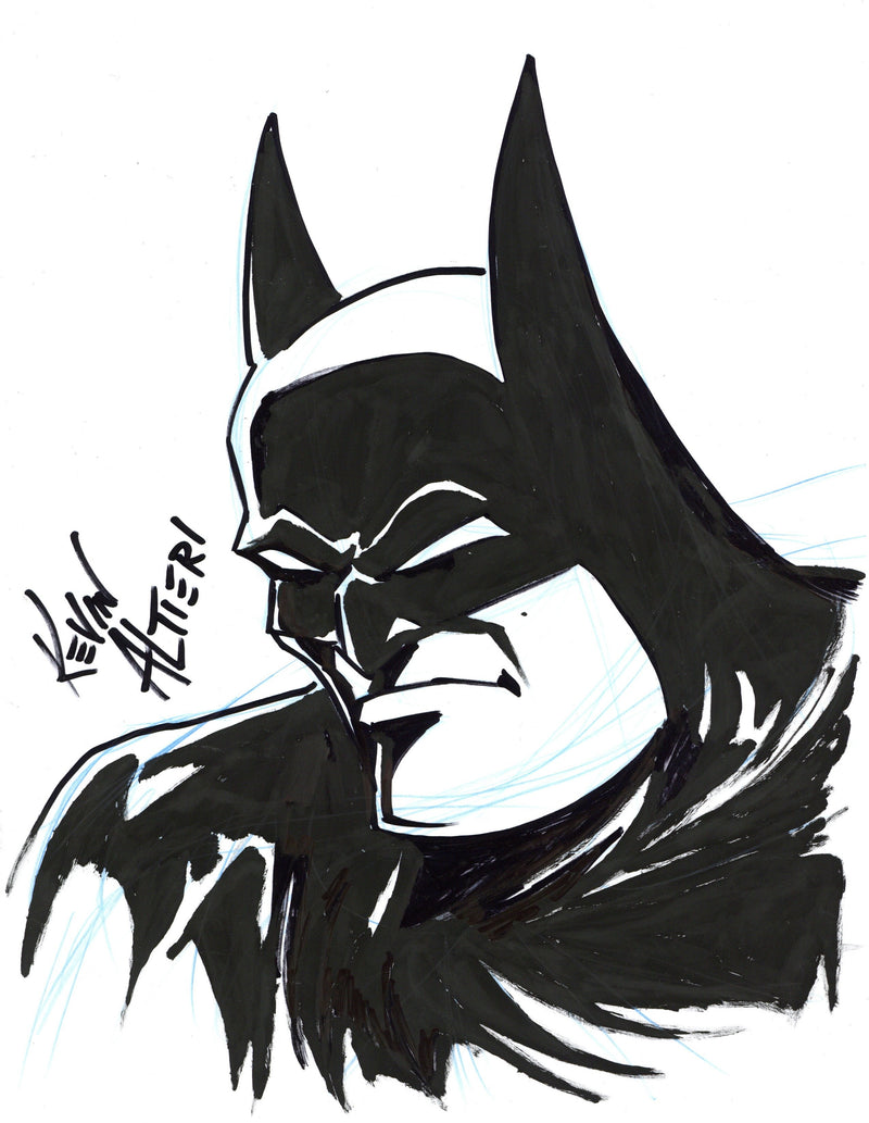 Kevin Altieri Signed Original Drawing: Batman