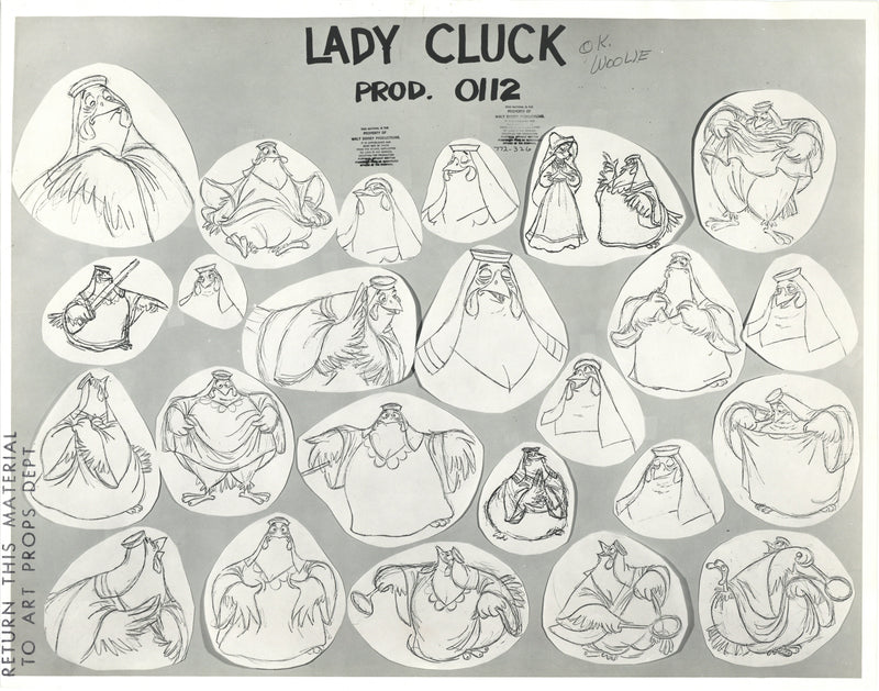 Robin Hood Original Stat Model Sheet: Lady Kluck