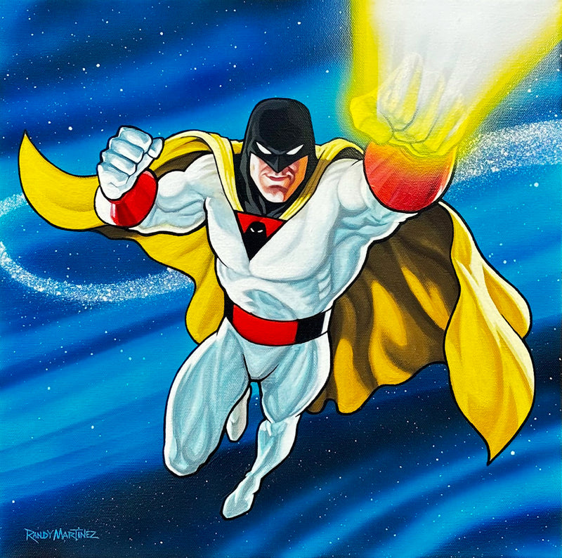 Randy Martinez Original Painting: Space Ghost