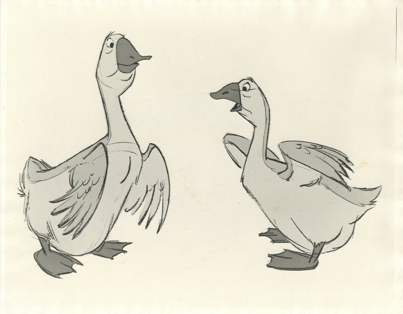 101 Dalmatians Original Stat Model Print: Geese Designs