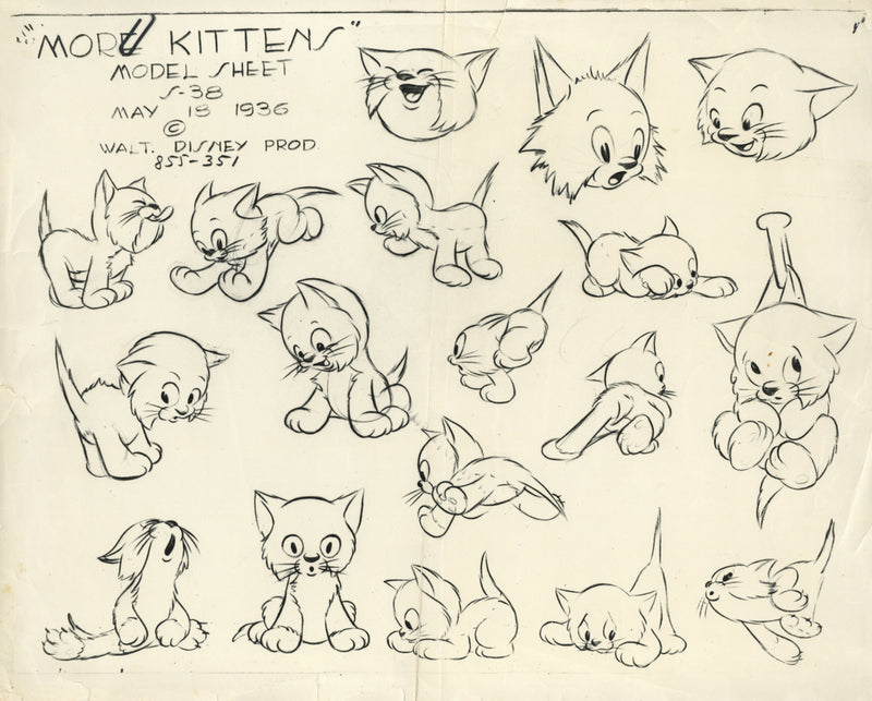 More Kittens Original Stat Model Sheet: Kittens