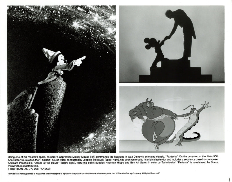 Disney Publicity Photo (1990): Fantasia 50th Anniversary