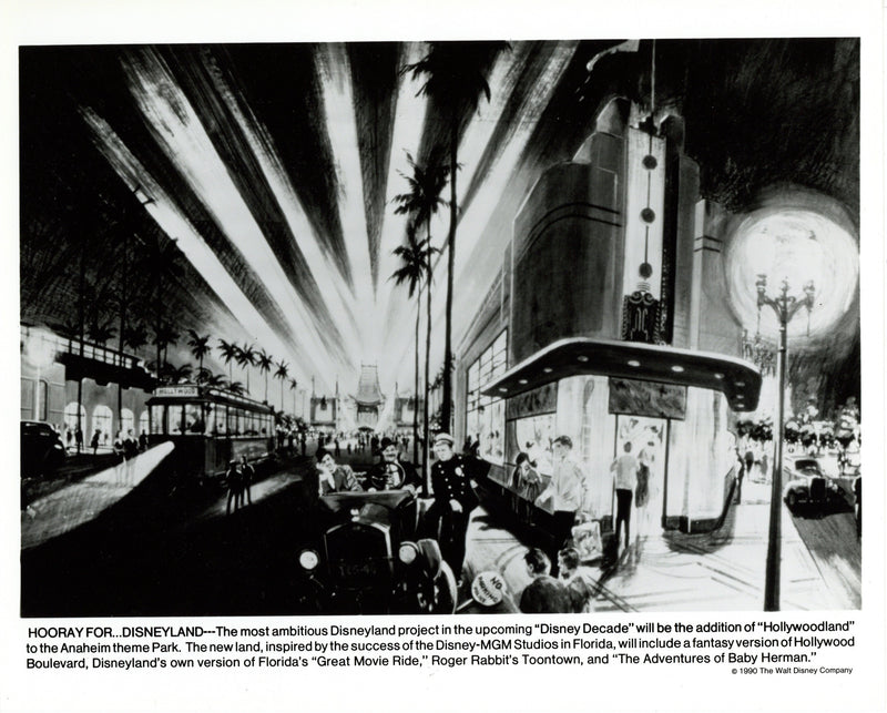 Disney Publicity Photo (1990): Hollywoodland