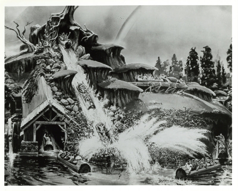Disney Publicity Photo (1988): Splash Mountain Concept Art