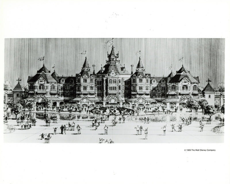 Disney Publicity Photo (1989): Magic Kingdom Hotel Concept