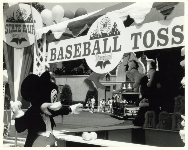 Disney Publicity Photo (1988): Mickey at Disneyland State Fair