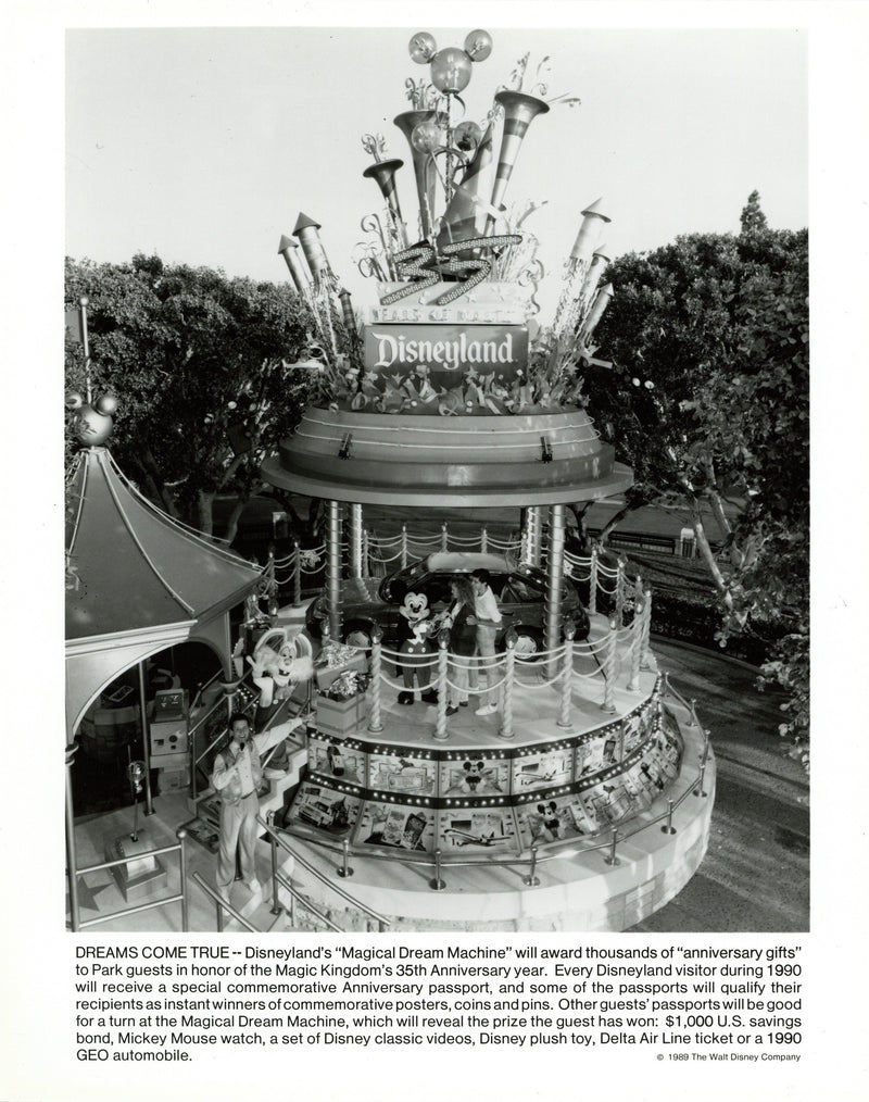 Disney Publicity Photo (1990): Magical Dream Machine