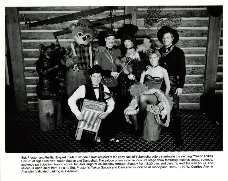 Disney Publicity Photo (1988): Yukon Follies Revue
