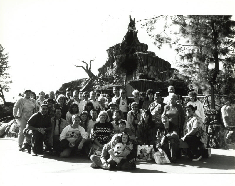 Disney Publicity Photo (1988): Guests at Splash Mountain