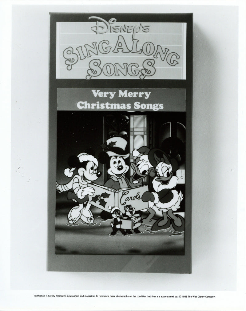 Disney Publicity Photo (1988): Very Merry Christmas Songs