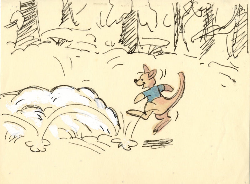 Winnie the Pooh and Tigger Too, Original Storyboard: Roo