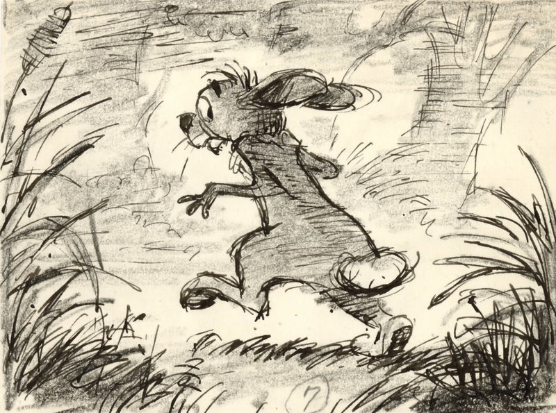 Winnie the Pooh and Tigger Too, Original Storyboard: Rabbit