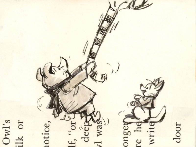 Winnie the Pooh and Tigger Too Original Storyboard: Piglet, Roo