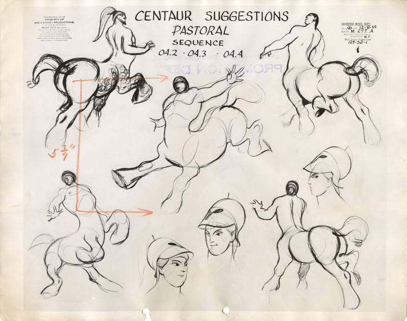 Fantasia Original Stat Model Sheet: Centaurs