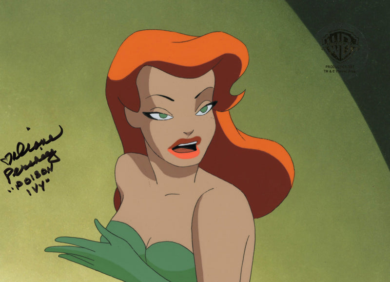 Batman The Animated Series Original Production Cel Signed by Diane Pershing: Poison Ivy