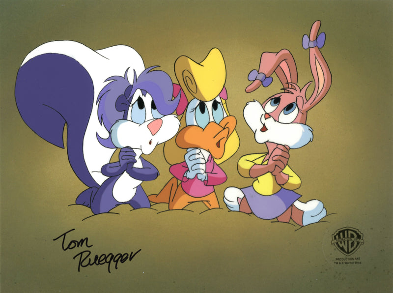 Tiny Toon Adventures Original Production Cel: Fifi, Shirley, Babs