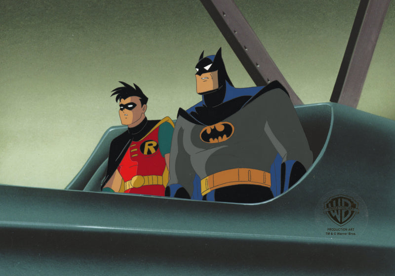 Batman The Animated Series Original Production Cel: Batman and Robin
