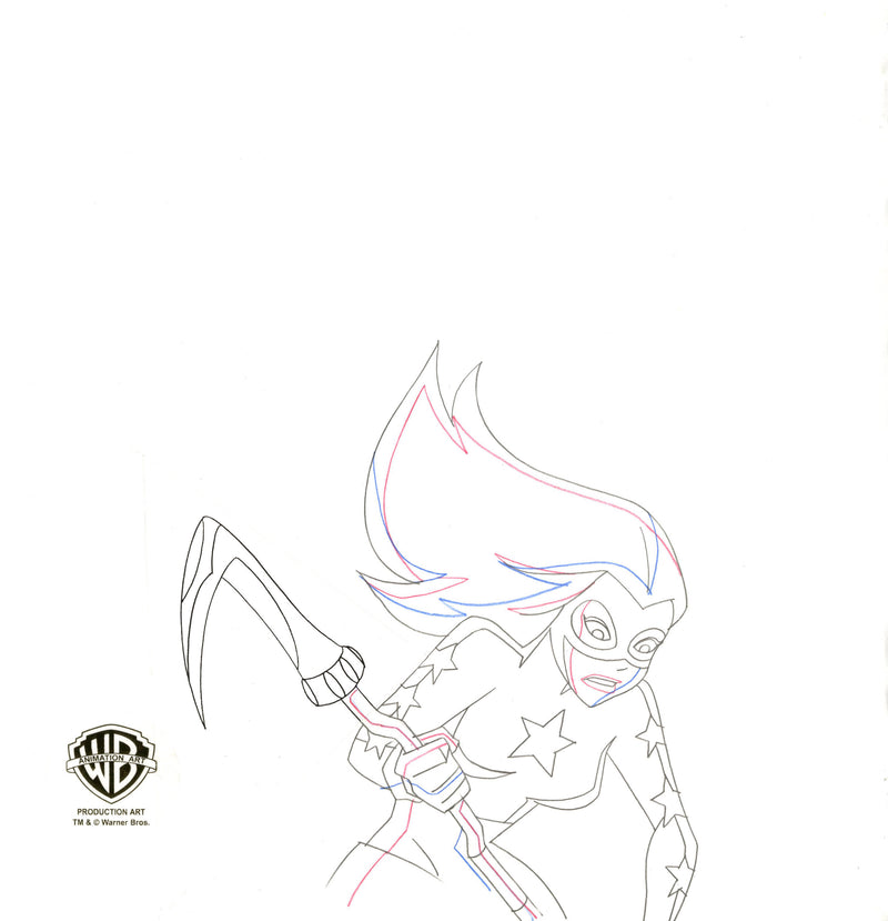 Justice League Unlimited Original Production Drawing: Stargirl