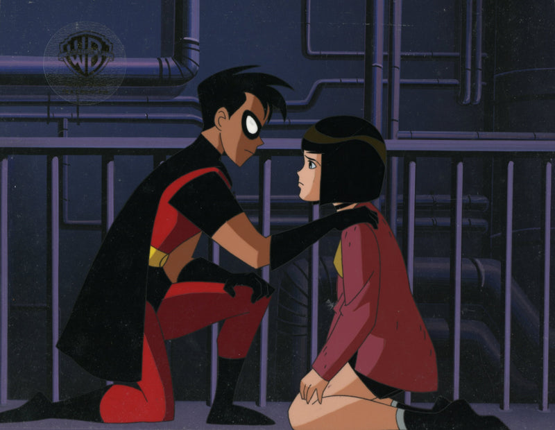 The New Batman Adventures Original Production Cel on Original Background: Robin, Annie