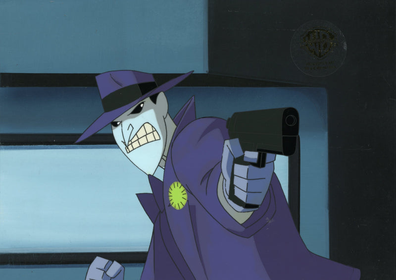 The New Batman Adventures Original Production Cel on Original Background: Joker