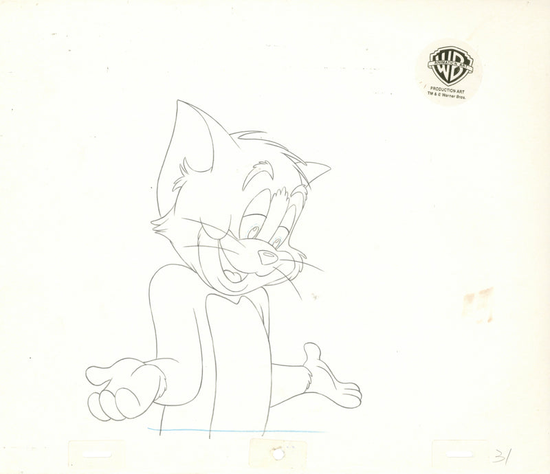 Tom and Jerry The Movie Original Production Drawing: Tom