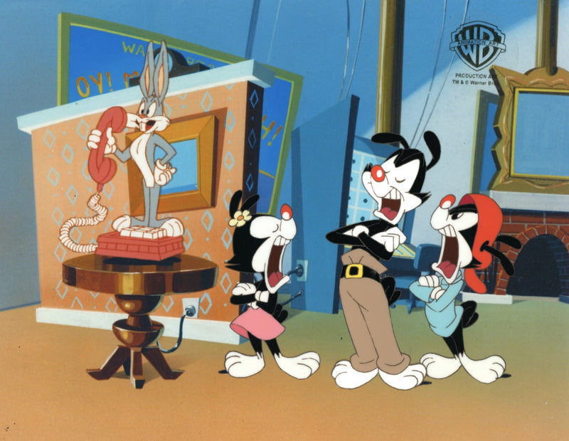 Animaniacs Original Production Cel: Yakko, Wakko, Dot