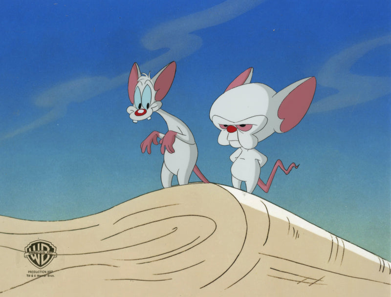 Pinky And The Brain Original Production Cel: Pinky, Brain