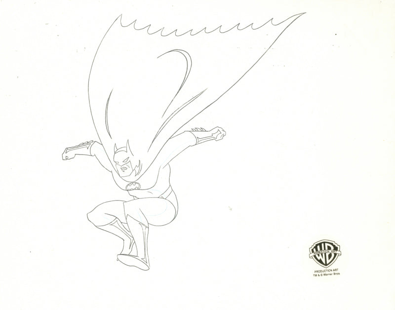 Batman The Animated Series Original Production Drawing: Batman