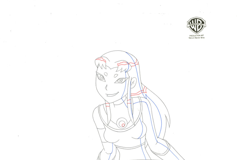 Teen Titans Original Production Drawing: Blackfire