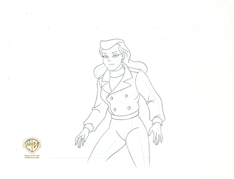 Batman The Animated Series Original Production Drawing: Selina Kyle