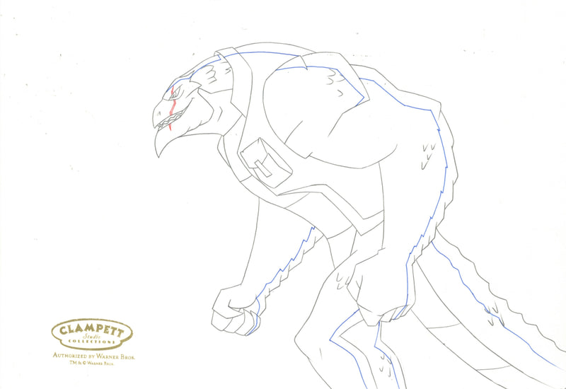 The Batman Original Production Drawing: Killer Croc