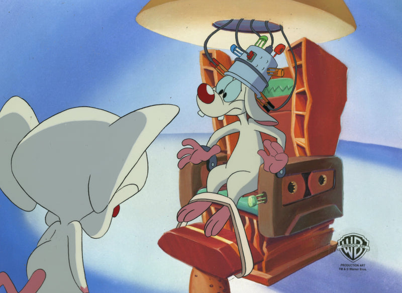 Pinky And The Brain Original Production Cel: Pinky, Brain