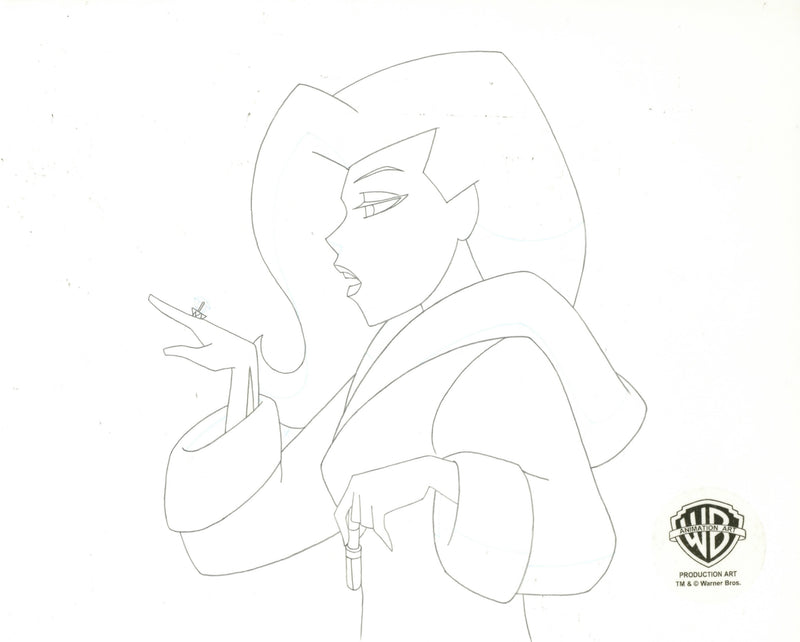 The New Batman Adventures Original Production Drawing: Poison Ivy