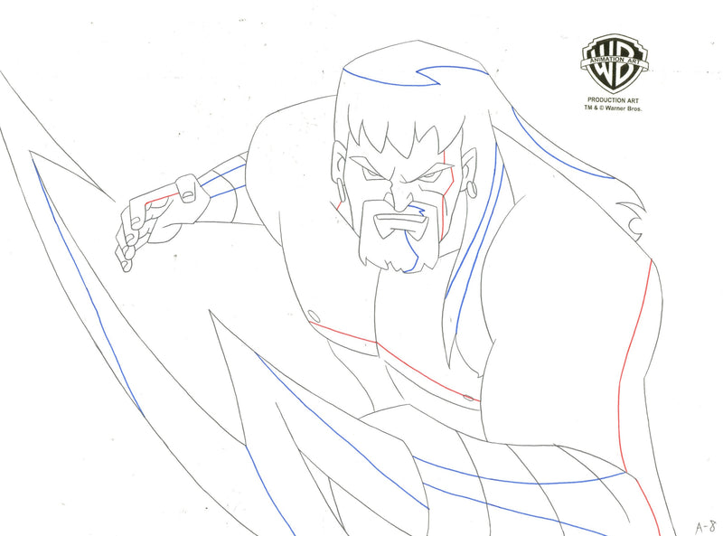 Justice League Original Production Drawing: Aquaman