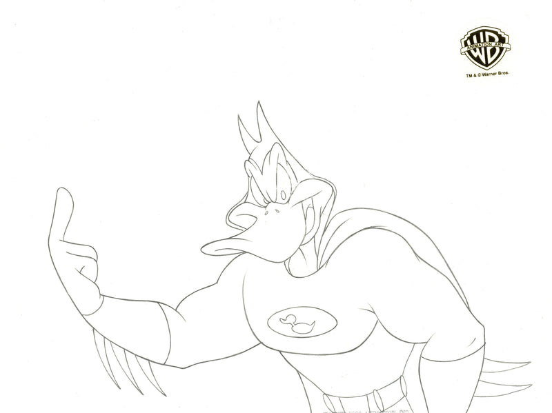 McDonald's Commercial "DC Super Friends" Original Production Drawing: Batduck