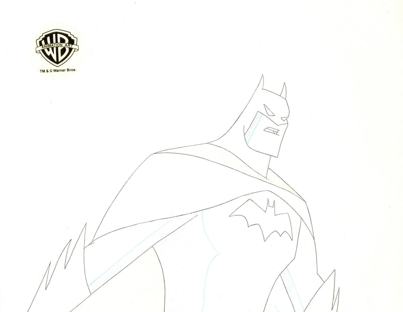 The New Batman Adventures Original Production Drawing: Batman