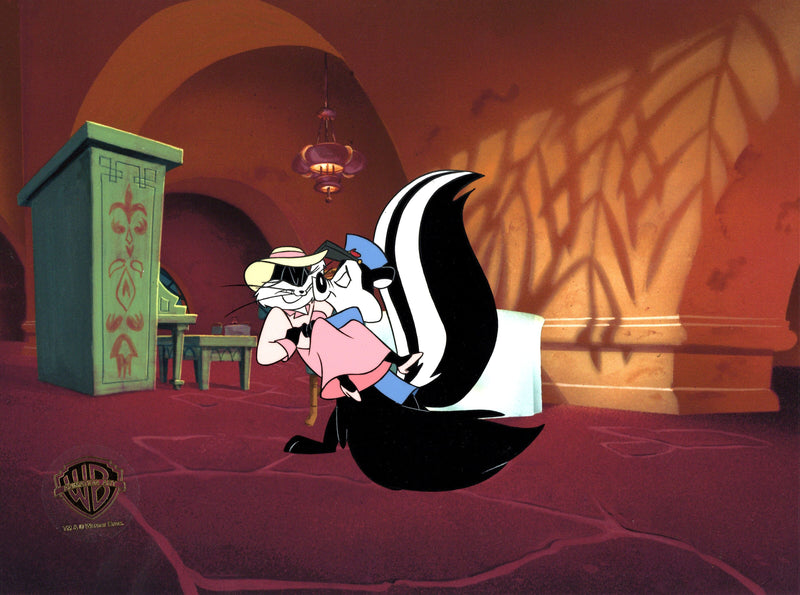 Carrotblanca Original Production Cel: Penelope, Pepe