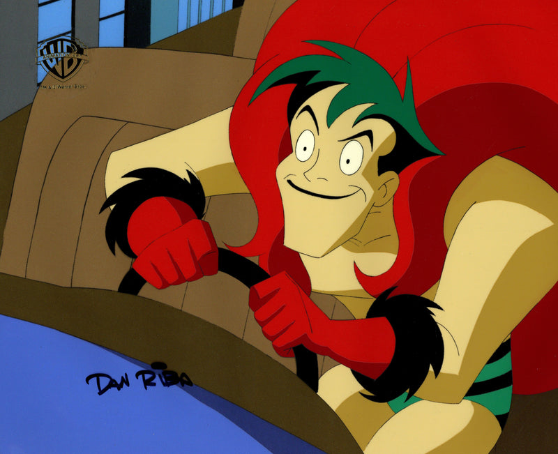 The New Batman Adventures Original Production Cel Signed by Dan Riba: Creeper