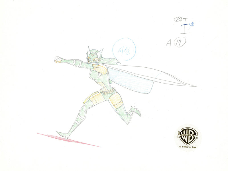 Justice League Unlimited Original Production Drawing: Huntress
