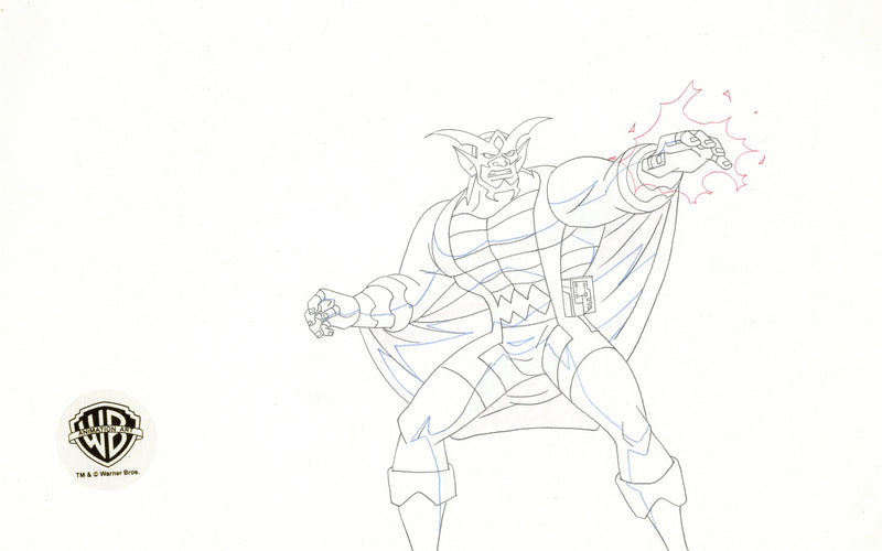 Justice League Unlimited Original Production Drawing: Mantis