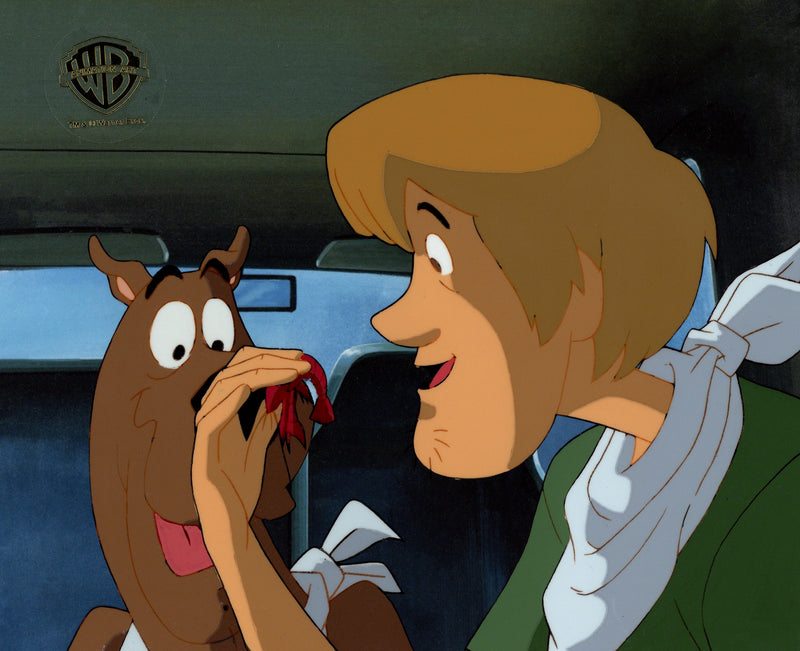 Scooby-Doo on Zombie Island Original Production Cel With Matching Drawings: Scooby, Shaggy