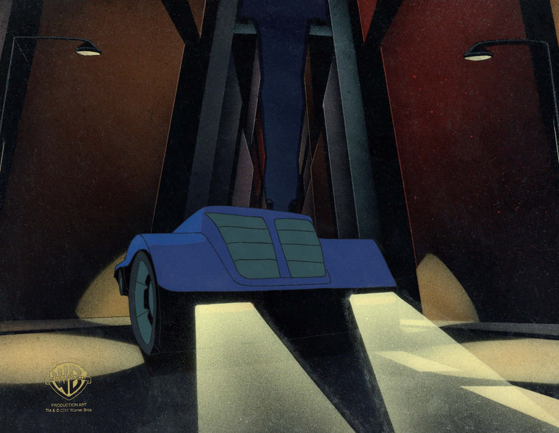 Batman The Animated Series Original Production Cel: Batmobile