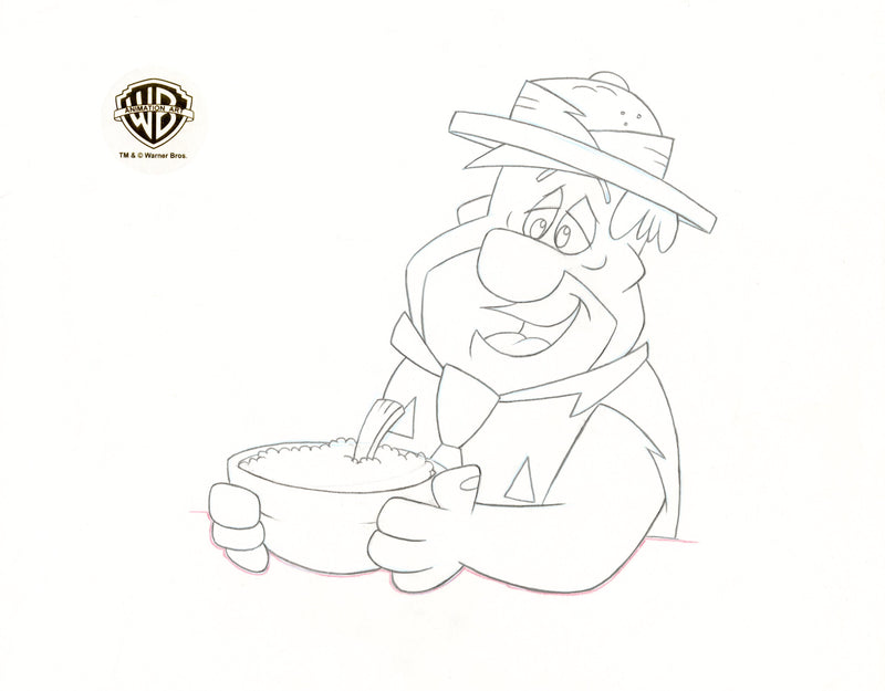 The Flintstones Original Production Drawing: Fred