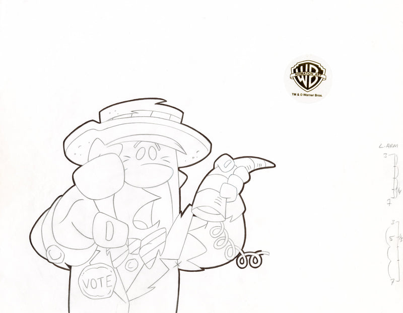 The Flintstones Original Production Drawing: Barney